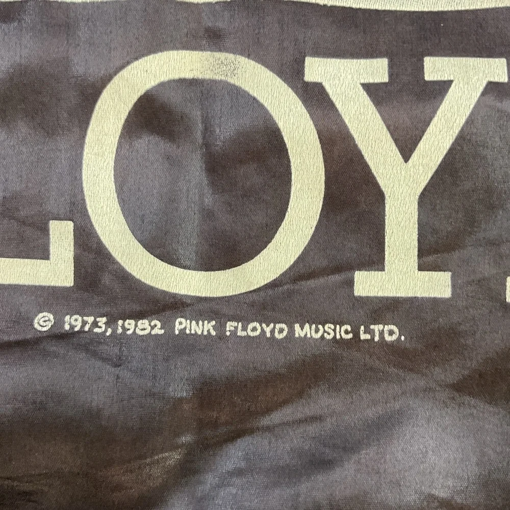 Vintage Pink Floyd Jacket Satin Bomber‎ Snap 80s Body Language Sz M Made In USA